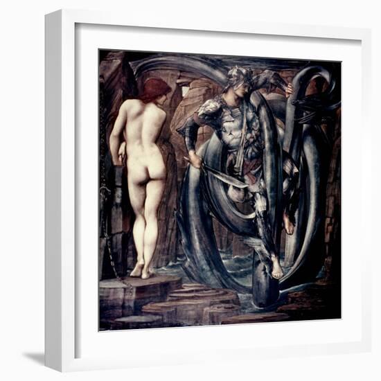 Burne-Jones: Perseus-Edward Burne-Jones-Framed Giclee Print