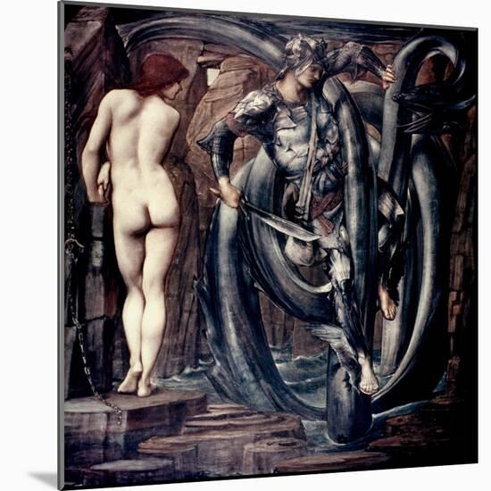 Burne-Jones: Perseus-Edward Burne-Jones-Mounted Giclee Print