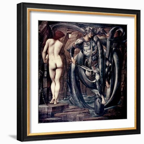 Burne-Jones: Perseus-Edward Burne-Jones-Framed Giclee Print