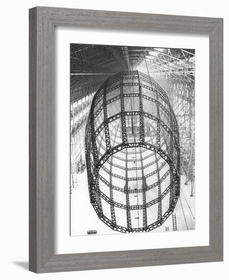 Burney Airship's Ribbed Frame-null-Framed Photographic Print