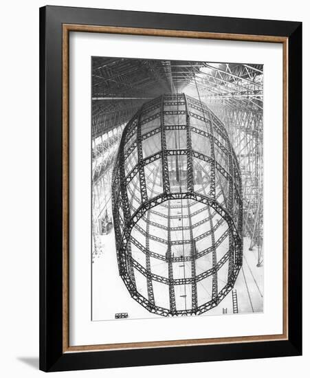 Burney Airship's Ribbed Frame-null-Framed Photographic Print