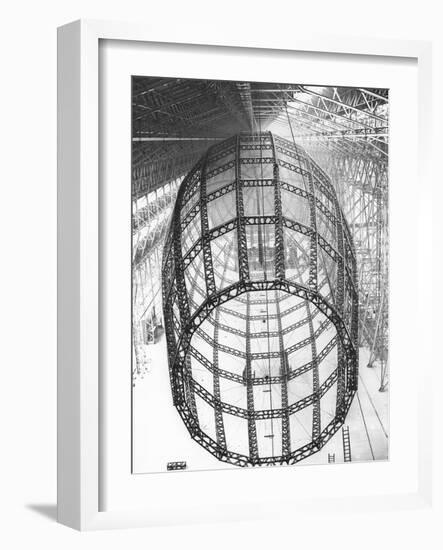 Burney Airship's Ribbed Frame-null-Framed Photographic Print