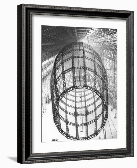 Burney Airship's Ribbed Frame-null-Framed Photographic Print