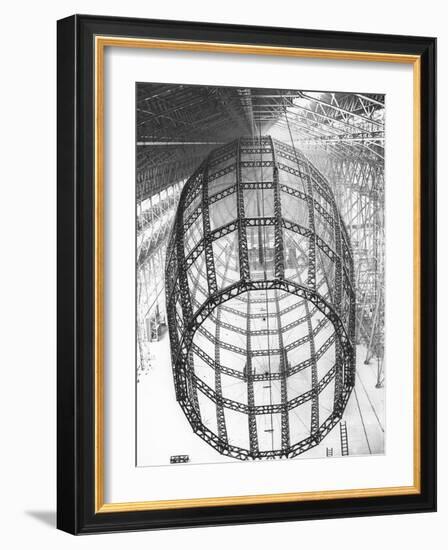 Burney Airship's Ribbed Frame-null-Framed Photographic Print