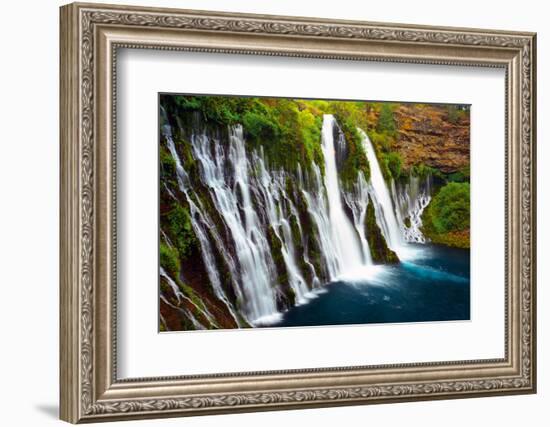 Burney Falls, McArthur-Burney Falls Memorial SP, California, USA-Michel Hersen-Framed Photographic Print