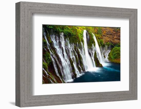 Burney Falls, McArthur-Burney Falls Memorial SP, California, USA-Michel Hersen-Framed Photographic Print