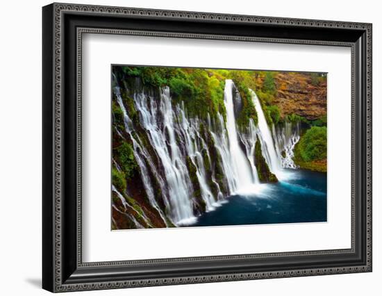 Burney Falls, McArthur-Burney Falls Memorial SP, California, USA-Michel Hersen-Framed Photographic Print