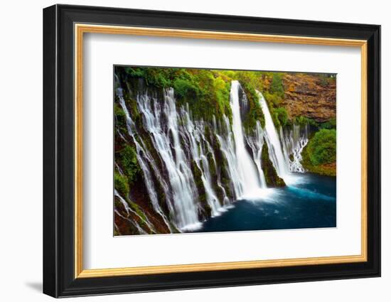 Burney Falls, McArthur-Burney Falls Memorial SP, California, USA-Michel Hersen-Framed Photographic Print