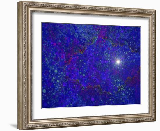 Burning a Hole in Spacetime-MusicDreamerArt-Framed Giclee Print