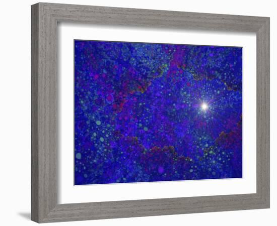 Burning a Hole in Spacetime-MusicDreamerArt-Framed Giclee Print