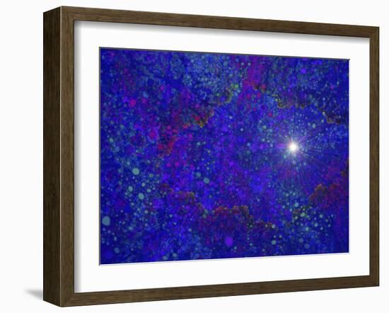 Burning a Hole in Spacetime-MusicDreamerArt-Framed Giclee Print