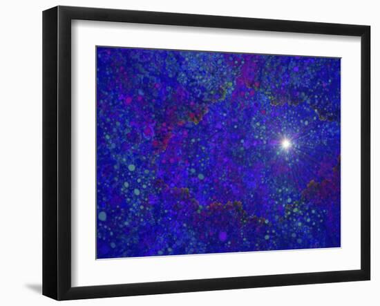 Burning a Hole in Spacetime-MusicDreamerArt-Framed Giclee Print