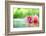 Burning Candle and Water Lily in Water.-Liang Zhang-Framed Photographic Print