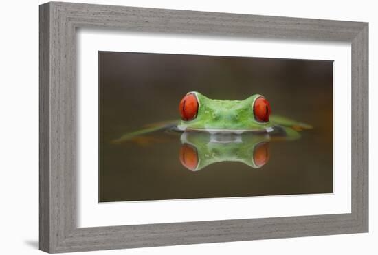 Burning Eyes-Kutub Uddin-Framed Giclee Print