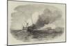 Burning of a Turkish Ship-Of-War, Off Eupatoria-null-Mounted Giclee Print