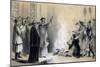 Burning of the Chinese Books, 3rd Century BC-JW Giles-Mounted Giclee Print