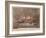 Burning of the Clipper Ship, 'Golden Light'-Currier & Ives-Framed Giclee Print