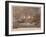 Burning of the Clipper Ship, 'Golden Light'-Currier & Ives-Framed Giclee Print