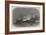 Burning of the United States' Mail-Steamer Roanoke, Off St George'S, Bermuda, on 9 October-Edwin Weedon-Framed Giclee Print