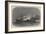 Burning of the United States' Mail-Steamer Roanoke, Off St George'S, Bermuda, on 9 October-Edwin Weedon-Framed Giclee Print