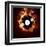 Burning Vinyl Disc-Hot Hits-Kesu01-Framed Art Print