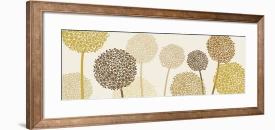 Burnished Alliums-Linda Wood-Framed Art Print