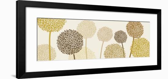 Burnished Alliums-Linda Wood-Framed Art Print