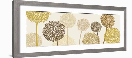 Burnished Alliums-Linda Wood-Framed Art Print