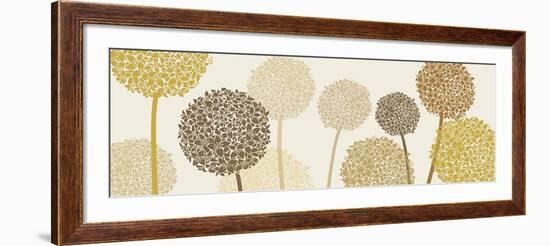 Burnished Alliums-Linda Wood-Framed Art Print