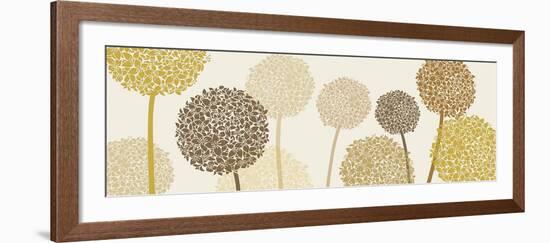 Burnished Alliums-Linda Wood-Framed Art Print