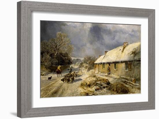 Burns's Cottage, Alloway, 1876-Samuel Bough-Framed Giclee Print