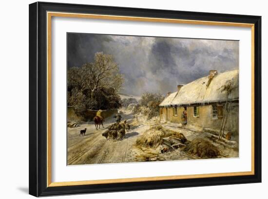 Burns's Cottage, Alloway, 1876-Samuel Bough-Framed Giclee Print