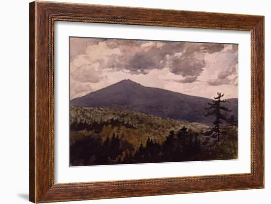 Burnt Mountain, 1902 (W/C & Graphite on Wove Paper)-Winslow Homer-Framed Giclee Print