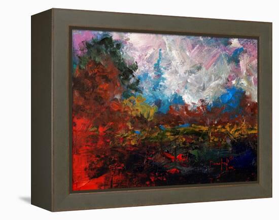 Burnt Orange Landscape-Joseph Marshal Foster-Framed Stretched Canvas