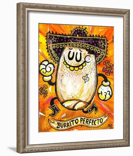 Burrito Perfecto-Jorge R^ Gutierrez-Framed Art Print