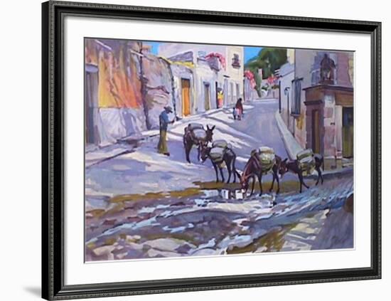 Burro Express-Conrad Schwiering-Framed Limited Edition