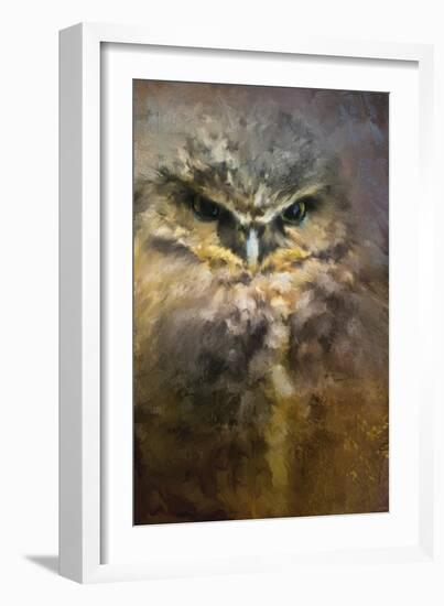 Burrowing Owl-Jai Johnson-Framed Giclee Print