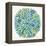 Burst in Cool Palette-Cat Coquillette-Framed Premier Image Canvas