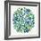 Burst in Cool Palette-Cat Coquillette-Framed Giclee Print