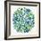 Burst in Cool Palette-Cat Coquillette-Framed Giclee Print