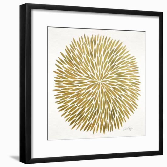 Burst in Gold Palette-Cat Coquillette-Framed Premium Giclee Print
