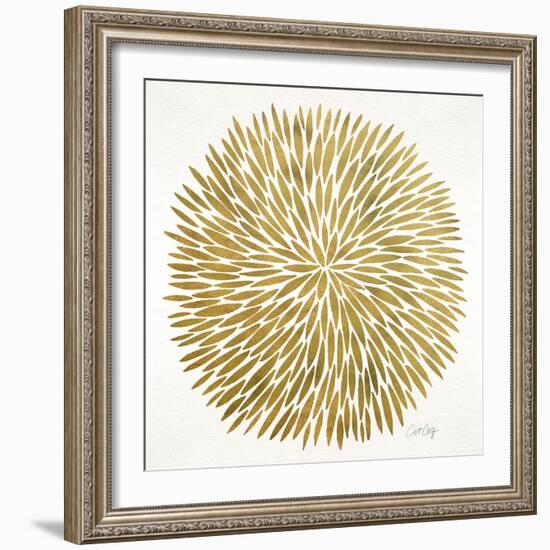 Burst in Gold Palette-Cat Coquillette-Framed Giclee Print