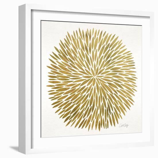 Burst in Gold Palette-Cat Coquillette-Framed Giclee Print