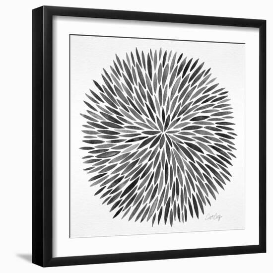 Burst in Grey Palette-Cat Coquillette-Framed Giclee Print