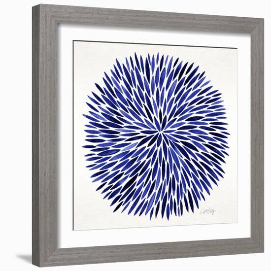 Burst in Navy Palette-Cat Coquillette-Framed Giclee Print