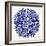 Burst in Navy Palette-Cat Coquillette-Framed Giclee Print