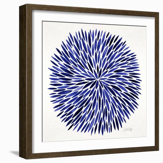 Burst in Navy Palette-Cat Coquillette-Framed Giclee Print