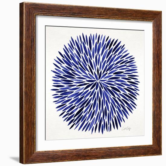 Burst in Navy Palette-Cat Coquillette-Framed Giclee Print