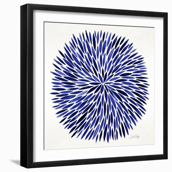 Burst in Navy Palette-Cat Coquillette-Framed Giclee Print