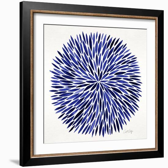 Burst in Navy Palette-Cat Coquillette-Framed Giclee Print